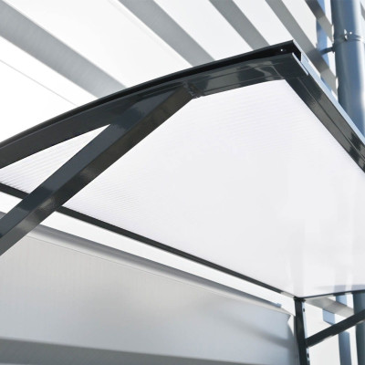 Strieška ARCO pro MINI 105X40 antracit Strieška ARCO pro MINI 105X40 antracit