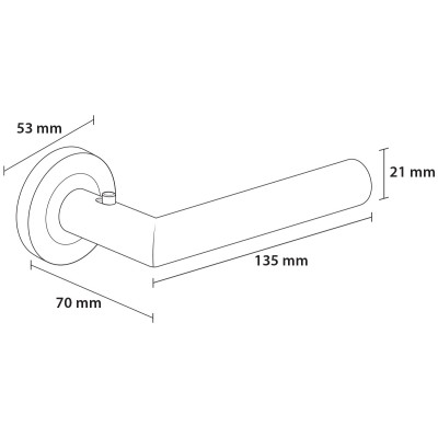 NOVA S kľučka s integrovaným zámkom NOVOCZSLX NOVA S kľučka s integrovaným zámkom NOVOCZSLX
