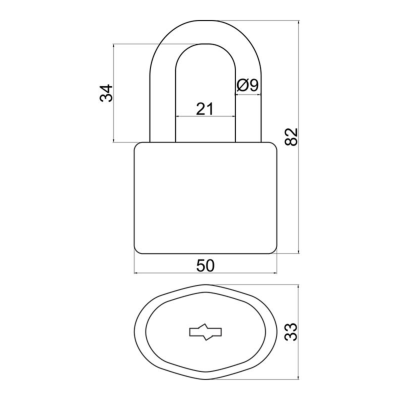 RV.13.50 visiaci zámok