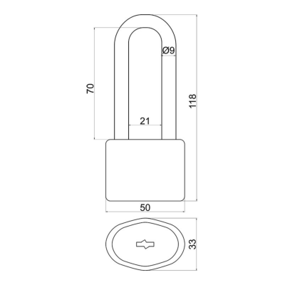RV.13.50 PL visiaci zámok
