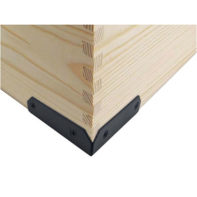 Rohovník debnový 100x100x25 čierny Rohovník debnový 100x100x25 čierny