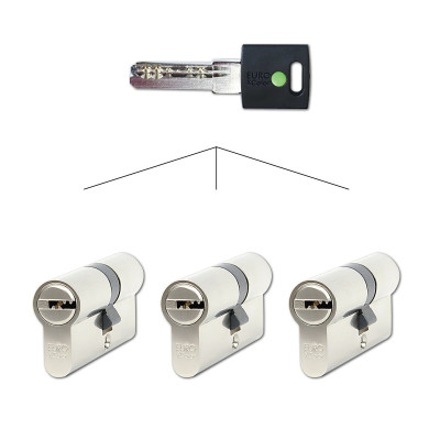 Euro XCOLOR.30/35.NI.SET3.BIL sada 3ks vložiek Euro XCOLOR.30/35.NI.SET3.BIL sada 3ks vložiek