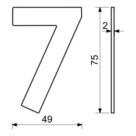 RN.75L.MD číslo "0" 75mm medené