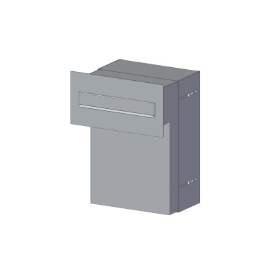 S20 schránka na zamurovanie antracit