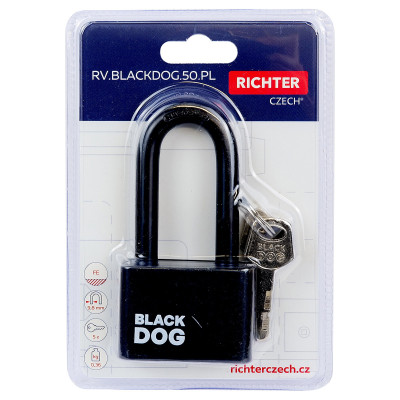 RV.BLACKDOG.50.PL visiaci zámok RV.BLACKDOG.50.PL visiaci zámok