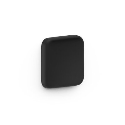 Zarážka na stenu štvorcová čierna OBK4CZ