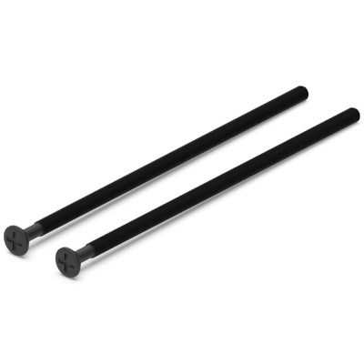 Sada 150mm montážnych skrutiek pre kľučky Total čierna