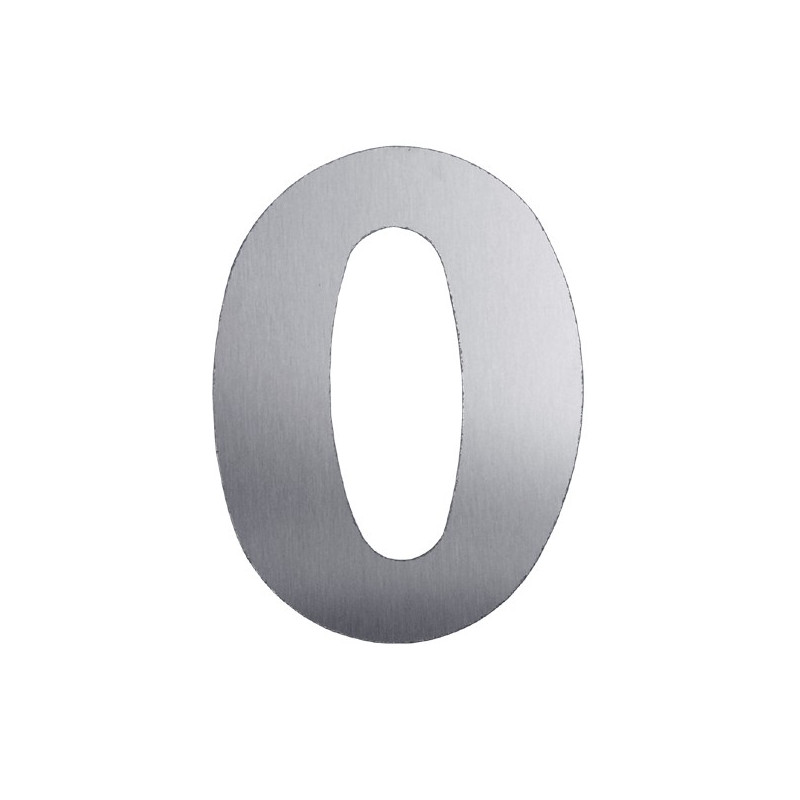 Domové číslo popisné 120mm nerez č.0 Domové číslo popisné 120mm nerez č.0