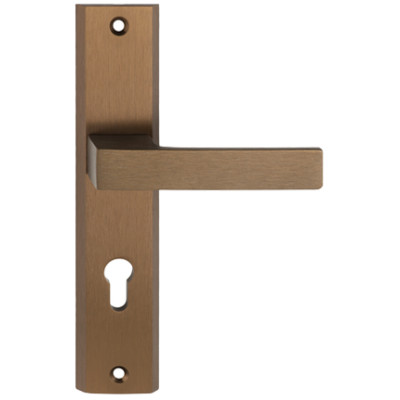 TOTAL vchodová kľučka-kľučka bronz TOTAL vchodová kľučka-kľučka bronz