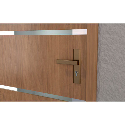 TOTAL vchodová kľučka-kľučka bronz TOTAL vchodová kľučka-kľučka bronz