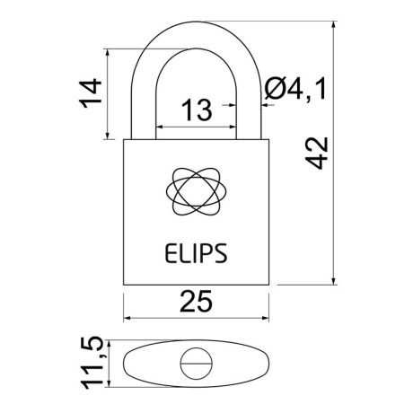 RV.ELIPS.25.SU1 visiaci zámok SU