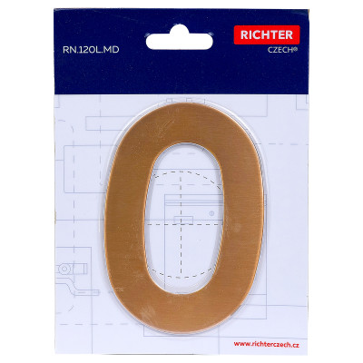 RN.120L.0.MD číslo "0" 120mm medené