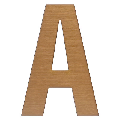 RN.120L.A.MD písmeno "A" 120mm medené