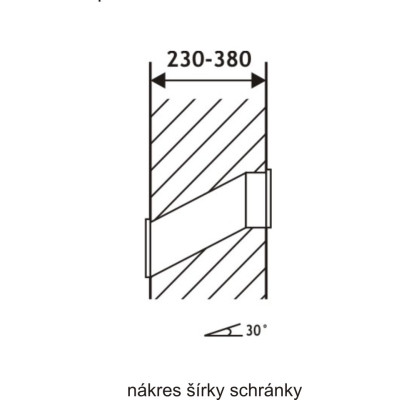 Poštová schránka SM D obojstranná šikmá