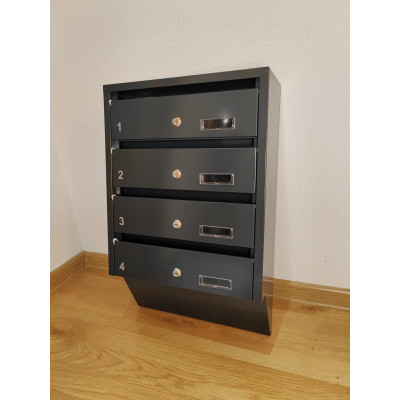 M39/4 úkosová schránka RAL7016 výpredaj