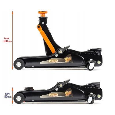 D10663 hydraulický zdvihák nízkoprofilový 2,5T