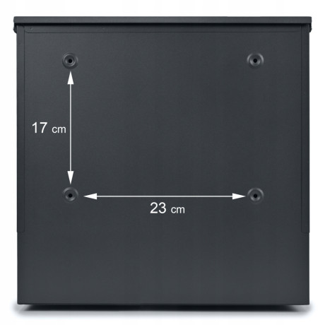 D3638 poštová schránka antracit + imit.dreva