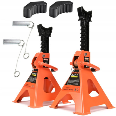 D2445 podpery pod auto 3T s prídavnou poistkou