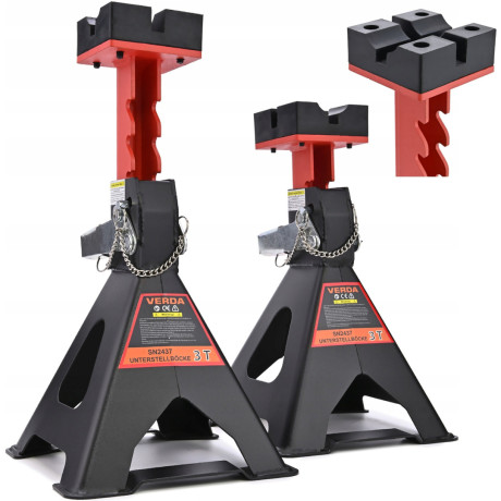 D2437 podpery pod auto 3T s prídavnou poistkou