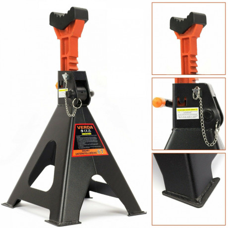 D2462 podpery pod auto 6T s prídavnou poistkou