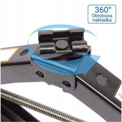 D4549 trapézový zdvihák 2T s teleskopickým kľúčom