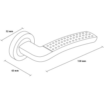 EVA rozetové kovanie chróm EVA rozetové kovanie chróm