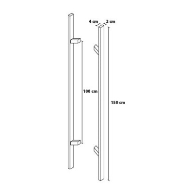 Madlo 150/100 hranaté úkosové obojstranné