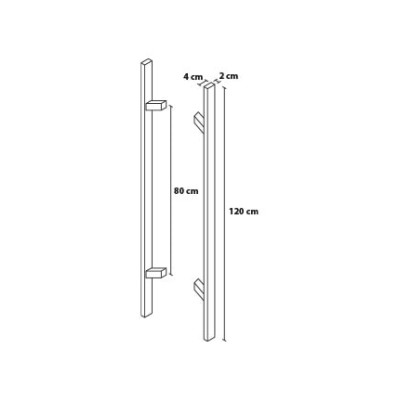 Madlo 120/80 hranaté úkosové obojstranné