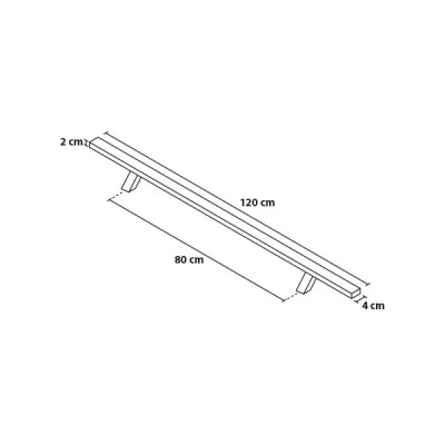 Madlo 120/80 hranaté úkosové