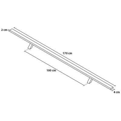 Madlo 170/100 hranaté úkosové