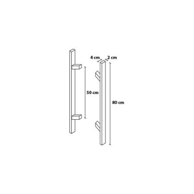 Madlo 80/50 hranaté úkosové obojstranné