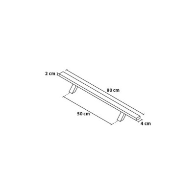 Madlo 80/50 hranaté úkosové