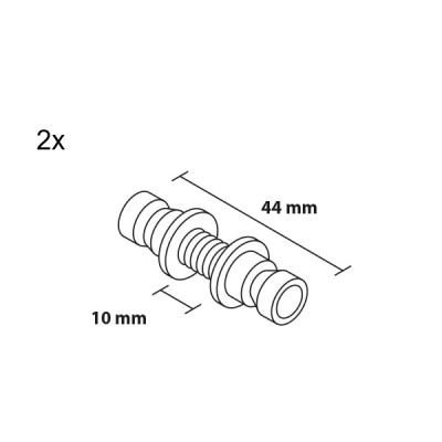 Madlo 170/100 okrúhle úkosové obojstranné Madlo 170/100 okrúhle úkosové obojstranné