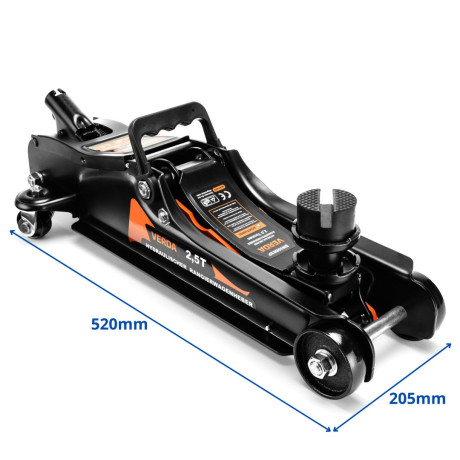 D10663P hydraulický zdvihák nízkoprofilový 2,5T