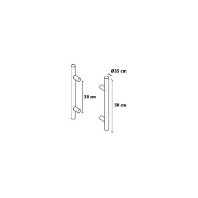 Madlo 50/30 okrúhle obojstranné Madlo 50/30 okrúhle obojstranné