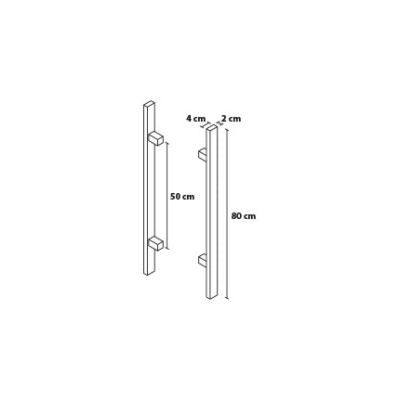 Madlo 80/50 hranaté obojstranné