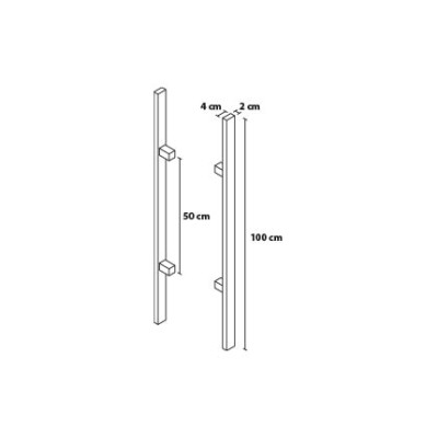 Madlo 100/50 hranaté obojstranné