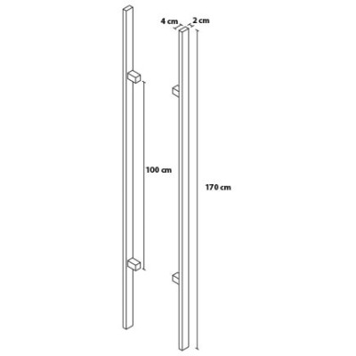 Madlo 170/100 hranaté obojstranné
