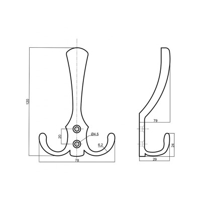 ROMANA vešiak veľký