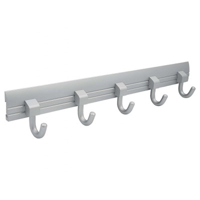 BRUNO vešiak 5 háčikov Al 371mm