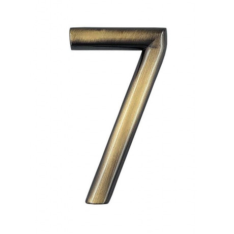 Číslica "7" 75mm bronz