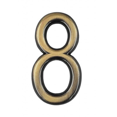 Číslica "8" 75mm bronz