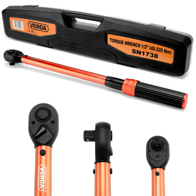 Momentový kľúč na kolesá 1/2" 40-220 Nm SN1738 Momentový kľúč na kolesá 1/2" 40-220 Nm SN1738