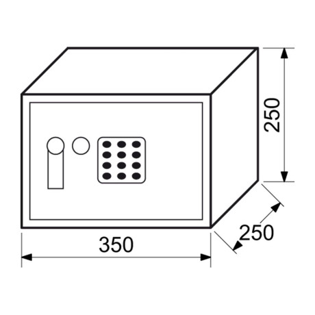 RS.25.EDK elektronický trezor