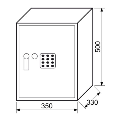 RS.50.EDK elektronický trezor RS.50.EDK elektronický trezor