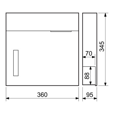 BK.511.G.AM poštová schránka