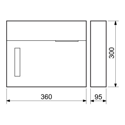 BK.512.G.AM poštová schránka