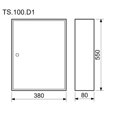 TSD1 schránka na kľúče