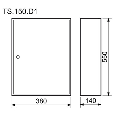 TSD1 schránka na kľúče