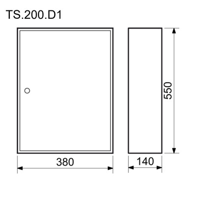 TSD1 schránka na kľúče